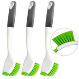 ITTAHO 3 Pack Dish Brush,Dish Scrub Brush, Kitchen Scrub Brush for Cleaning Dishes, Double Sided Bristles Scrubber Cleaner