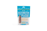 AOP Sea Salt Activated Native Texas Pecans, naturally crunchy, soaked and dehydrated, very low sugar premium snack. Non-GMO, Gluten-Free, Vegan