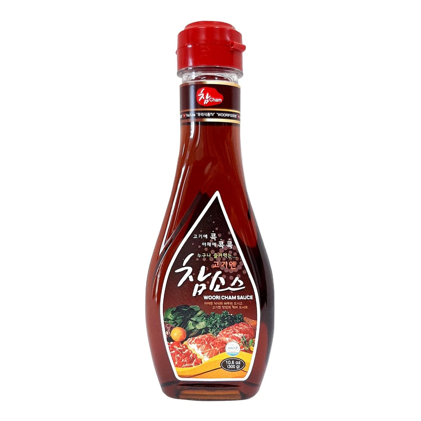WOORI Cham Sauce Korean BBQ Dipping Sauce, 10.6 oz