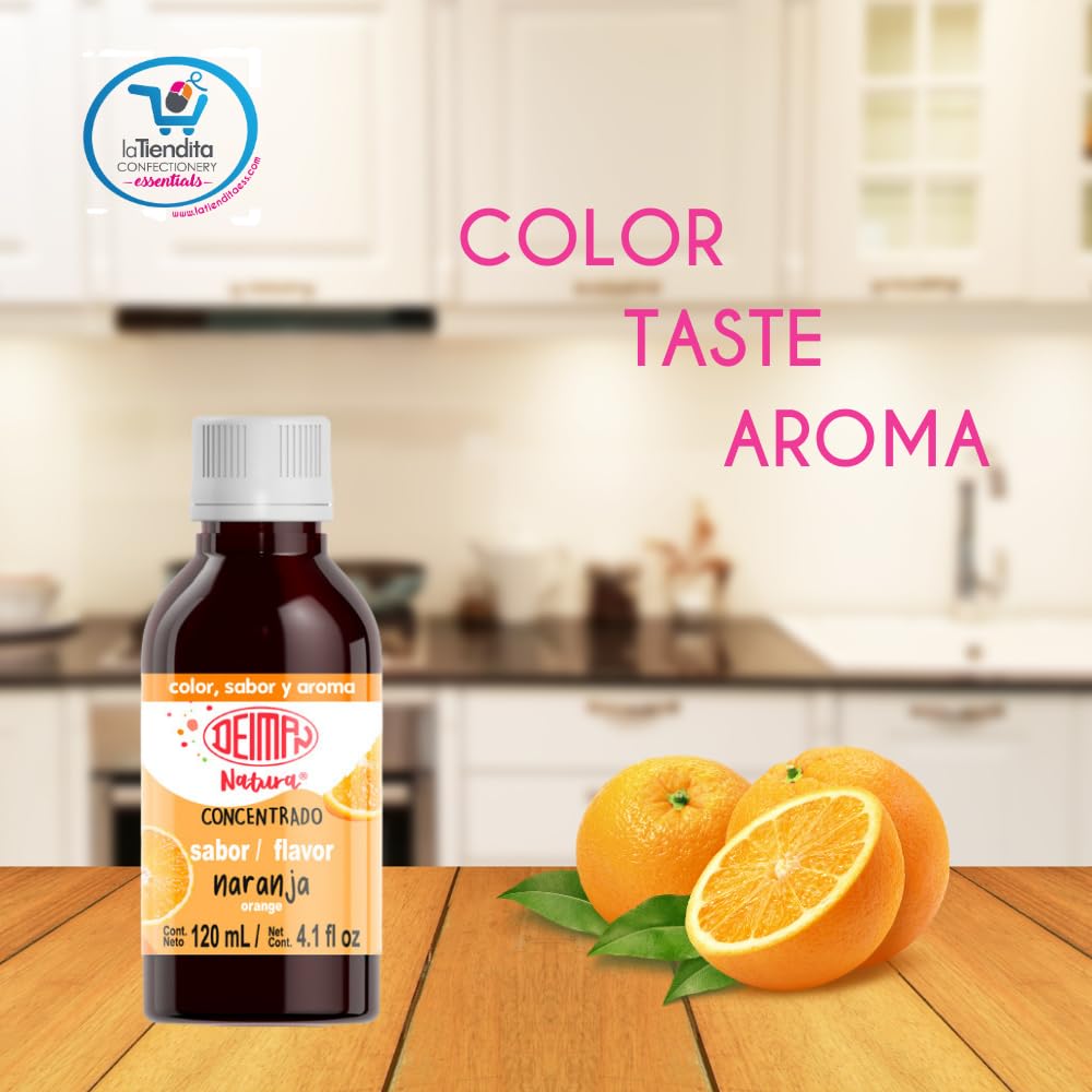 Deiman Natura Artificial Food Flavoring Orange Concentrate (4 fl oz)
