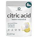Citric Acid 6 Pounds | Fine Granular Powder, Food Grade, Bulk Supply - Potent Anhydrous Form - Versatile Flavor Enhancer, Preservative, Cleaning