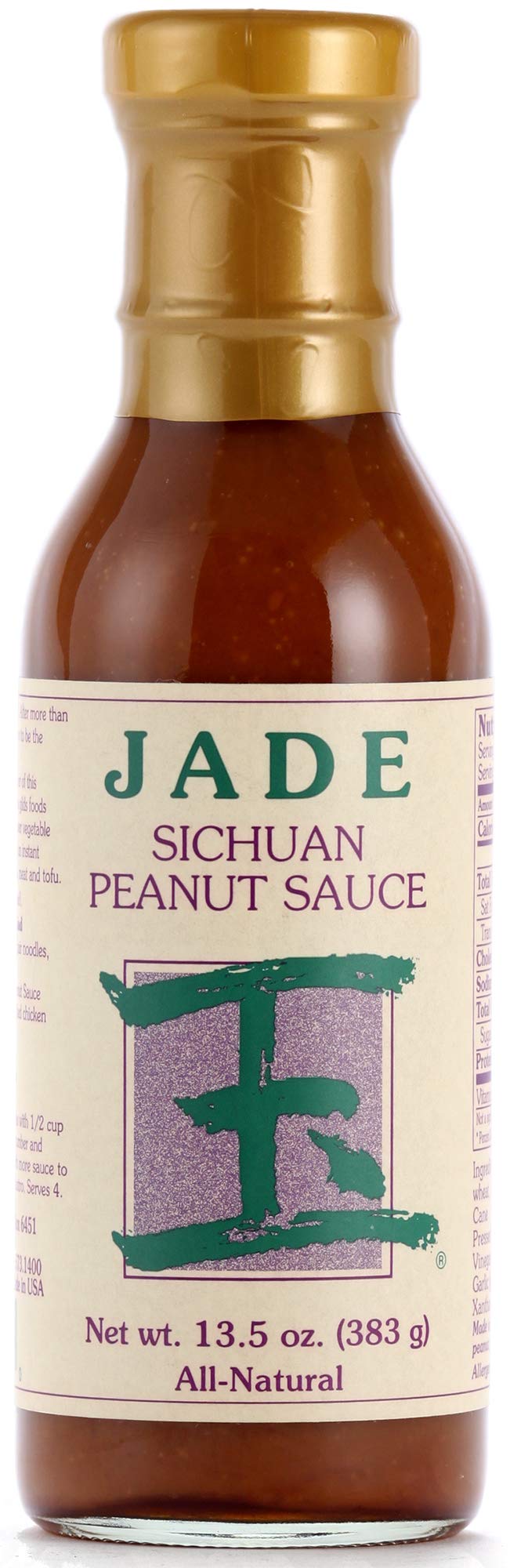 Jade All-Natural Sichuan Peanut Sauce, 13.5 oz., 12 Pack