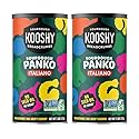 Kooshy Panko Italian Style Breadcrumbs | Vegan, Dairy Free, & Kosher Certified Non GMO Sourdough Bread Crumbs | Meatballs, Meat Cutlets, Vegetables, Meatloaf, Mac & Cheese (Italiano | 7.5 oz / 2 Pack)
