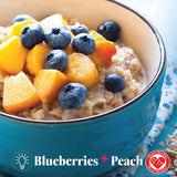 Gabriel & Daniel Instant Oatmeal w/Blueberries, Açaí & Collagen - Non-GMO, Pure and Organic Gluten Free Oats - High Protein & Fiber for Skin, Heart