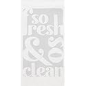 IHR Ideal Home Range Dinner Napkins Disposable 3-Ply Paper Guest Hand Towels, 8.25" x 4.5", So Fresh So Clean (Purple), 16-Count