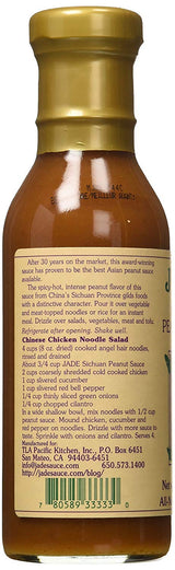 Jade All-Natural Sichuan Peanut Sauce, 13.5 oz., 12 Pack