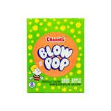Charms Blow Pop Lollipops - Individually Wrapped Dual Candy and Gum Suckers - Peanut Free, Gluten Free - Bulk Treat for Kids and Adults - Sour Apple