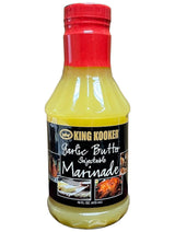 King Kooker Deep Fried Turkey Seasoning Pack - King Kooker Garlic Butter with Herbs Injectable Marinade-16 oz., Cajun Seasoning- 7 oz., 1 oz. Marinade
