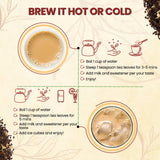 Darsam Masala Chai - 8.8oz (250g) | Premium Assam Black Tea with Cardamom, Cinnamon, Cloves, Ginger & Black Pepper | Freshness Locked in Airtight PET