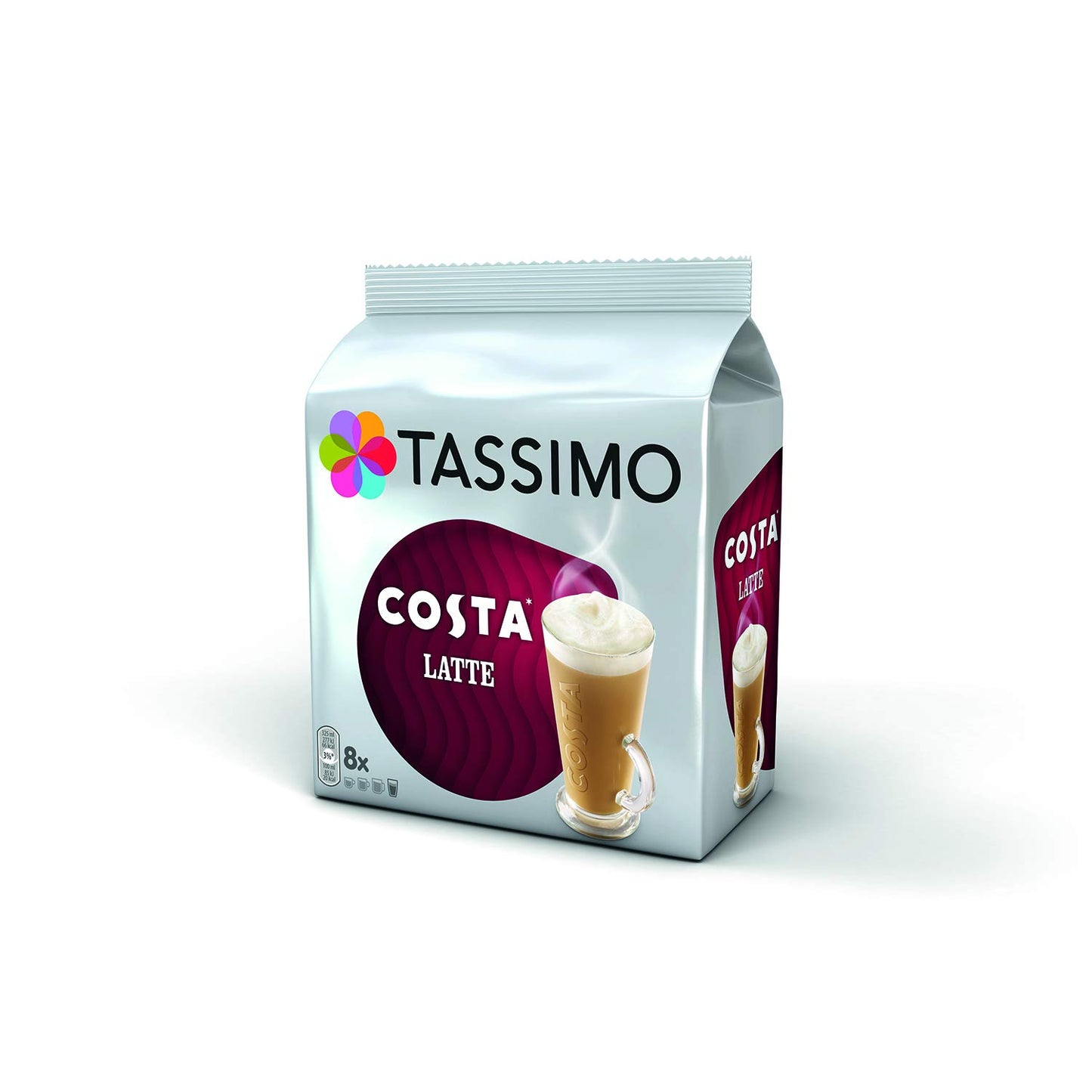 Tassimo 4 Latte Variety Bundle Costa Latte Original + Caramel, Carte Noire Latte Macchiato + Caramel