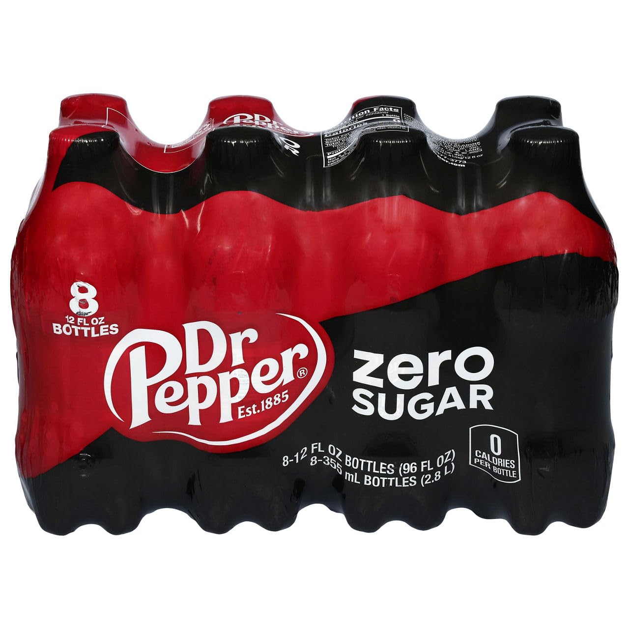 Dr Pepper, Zero Sugar, 12 Fl Oz, 8 Count