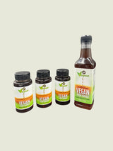24Vegan Fish Sauces Premium Plant-Based Seasoning Sauce, All-Purpose Instant Flavor Boost, Gluten Free Fish Sauce, Gluten Free Soy Sauce, Vegetarian