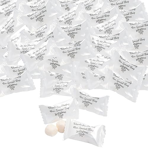 Thanks for Sharing Our Special Day Wedding Buttermints (108 Individually wrapped mints) Wedding Candy