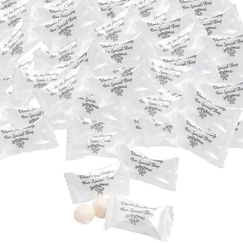 Thanks for Sharing Our Special Day Wedding Buttermints (108 Individually wrapped mints) Wedding Candy