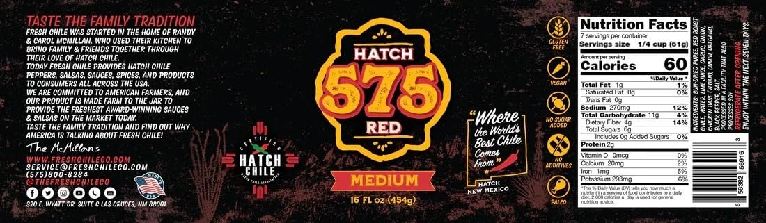 575 Hatch Red Chile Sauce
