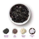 gr8nola BLACK COCO (CHARCOAL) CHIA - Healthy, Low Sugar, Vegan Bulk Granola Cereal - Made with Superfoods Chia Seeds & Activated Charcoal, Soy Free
