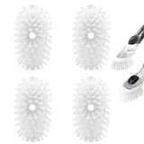Brush Refills for OXO Dish Brush - 4 Pack Dish Brush Cleaning Soap Dispensing Head Replacement for Scrubber (White)