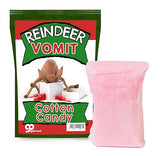 Reindeer Vomit Cotton Candy - Pink Novelty Candy for Kids - Stocking Stuffer, Christmas Gag Gift, Gluten-Free, Made in America