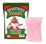 Reindeer Vomit Cotton Candy - Pink Novelty Candy for Kids - Stocking Stuffer, Christmas Gag Gift, Gluten-Free, Made in America