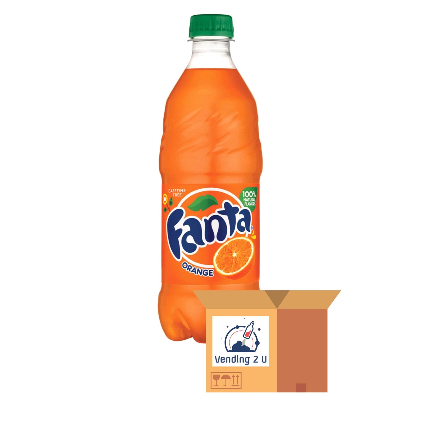Fanta Orange Soda, 20oz Bottles, 24 Units