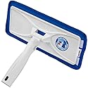 Unger SpeedClean Indoor Window Cleaner, Household Cleaning Supplies, Works with Glass and Natural Cleaners and Solutions, Attracts Dust and Dirt