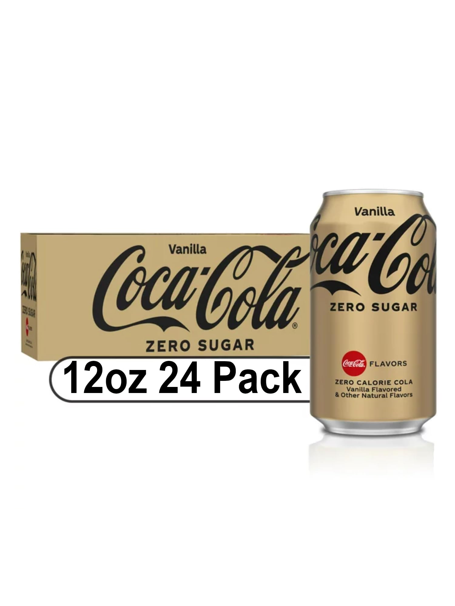 Coca-cola Zero Vanilla Calorie Free, 144 Fl. Oz (Pack of 2) By Goinsane