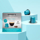 Daniels Blend Espresso Aluminum Capsules Compatible with Nespresso 120 Coffee Pods Single Server Kosher Certified Decaffeinato