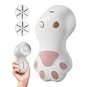 Cute Cat Paw Fabric Shaver, 3-Speed Lint Remover for Clothes, Sweaters, Couches, 2 Extra Blades for Effective Fuzz and Bobble Remove Pilling on All