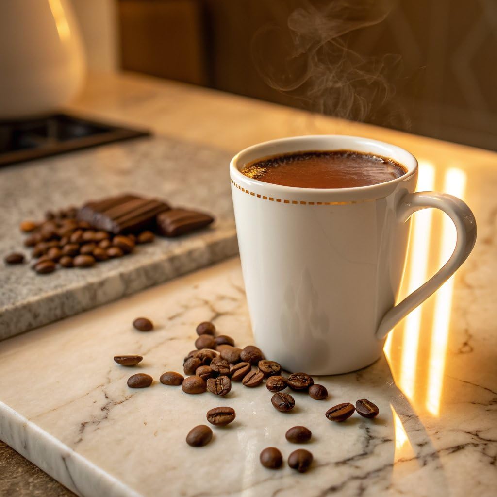 Ground Coffee, Medium Roast, Caramel Chocolate Flavored 10oz Bag
