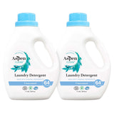 AspenClean | HE Liquid Laundry Detergent | Unscented | Non - Toxic | Natural | EWG Verified | Safe for Babies, Pets & Kids | 64 fl oz (2-pack)