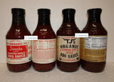 Trader Joe’s Organic Sriracha and Roasted Garlic BBQ Sauce and Organic Kansas City Style BBQ Sauce (Four Bottles)