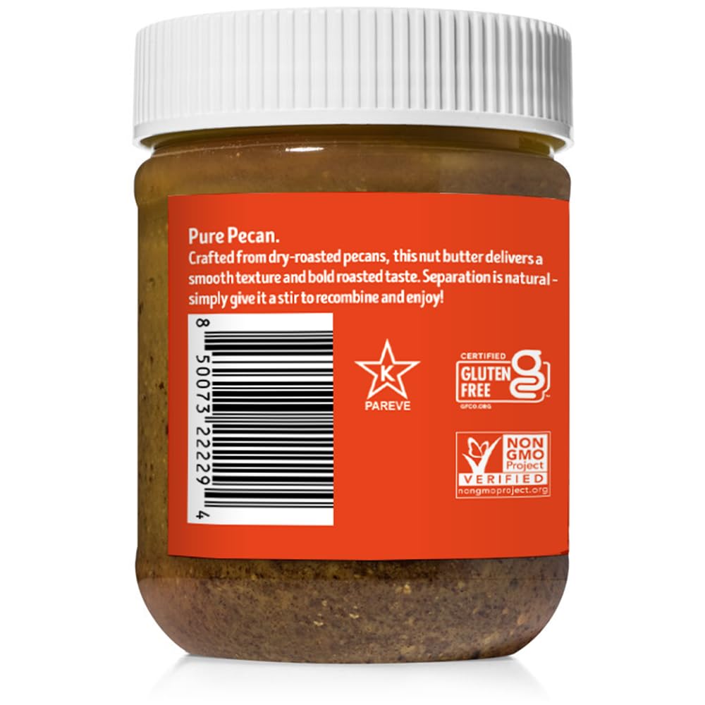 Vör Pecan Butter (12oz) | Single Ingredient | Vegan, Paleo and Keto-Friendly, Gluten-Free