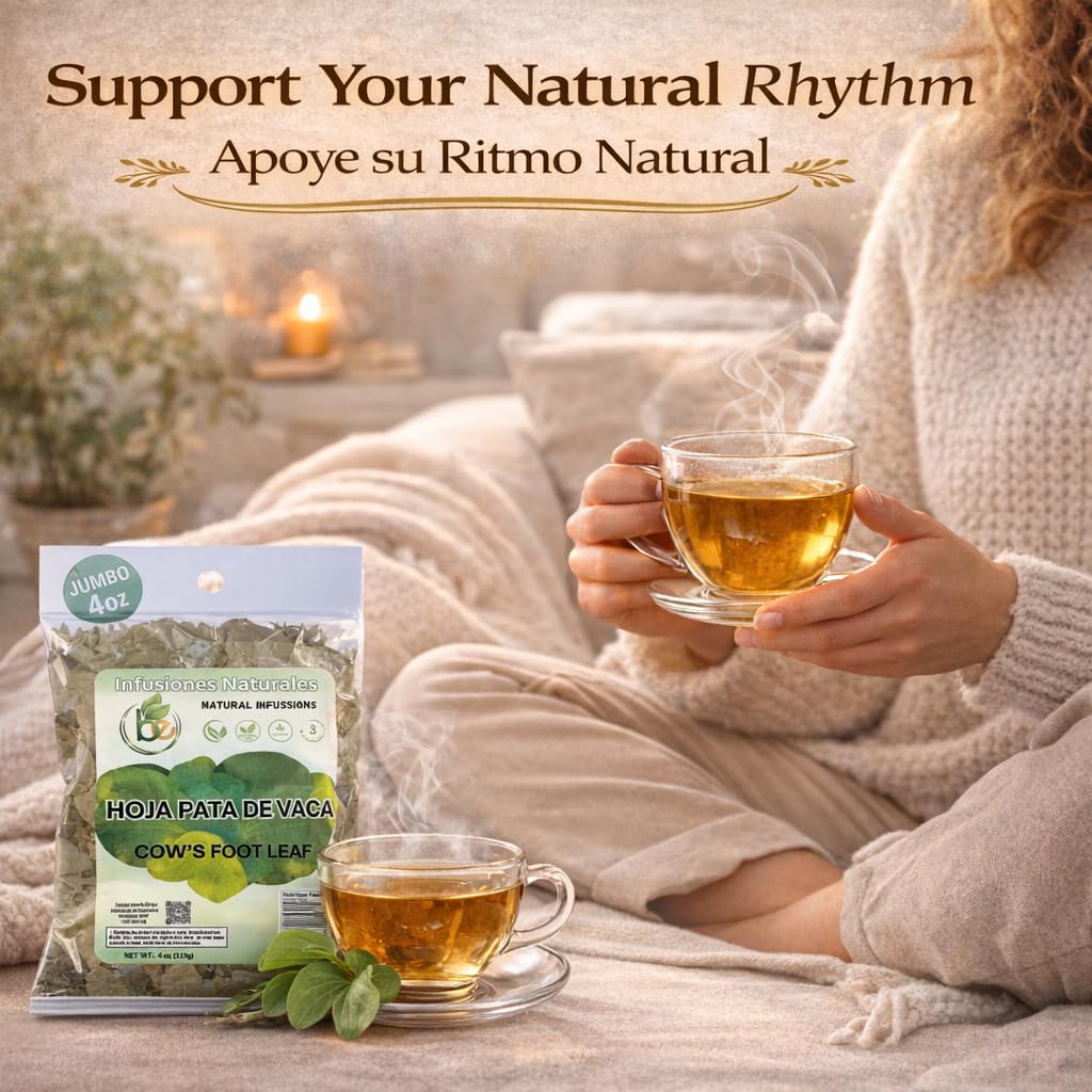 Pata de Vaca Herbal Tea 4 oz (113g) - 100% Natural Cow's Foot Leaves (Bauhinia forficata) - Traditional Loose Leaf Tea from Mexico - Caffeine-Free