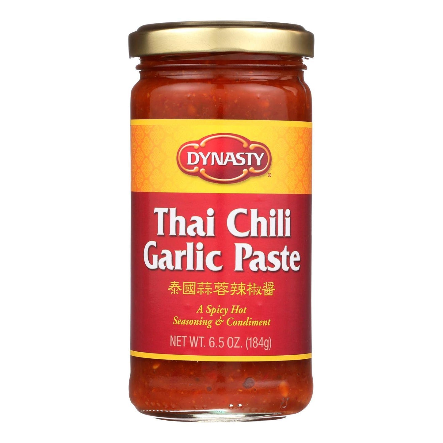 Dynasty Thai Chili Garlic Paste, 6.5-Ounce Jars (Pack of 12)