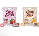 Creme Savers Strawberries and Oranges Creme Savers Hard Candy | 12 OZ Total - 4 bags