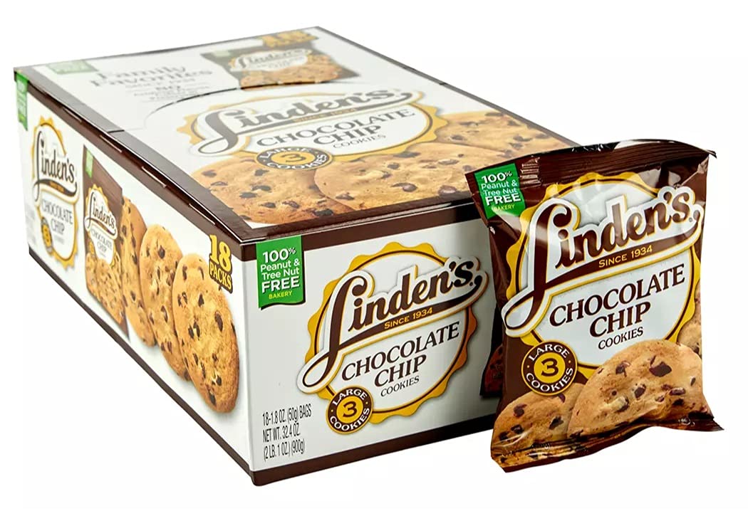 LINDEN CHOCLATE CHIP 18CT 1.8OZ