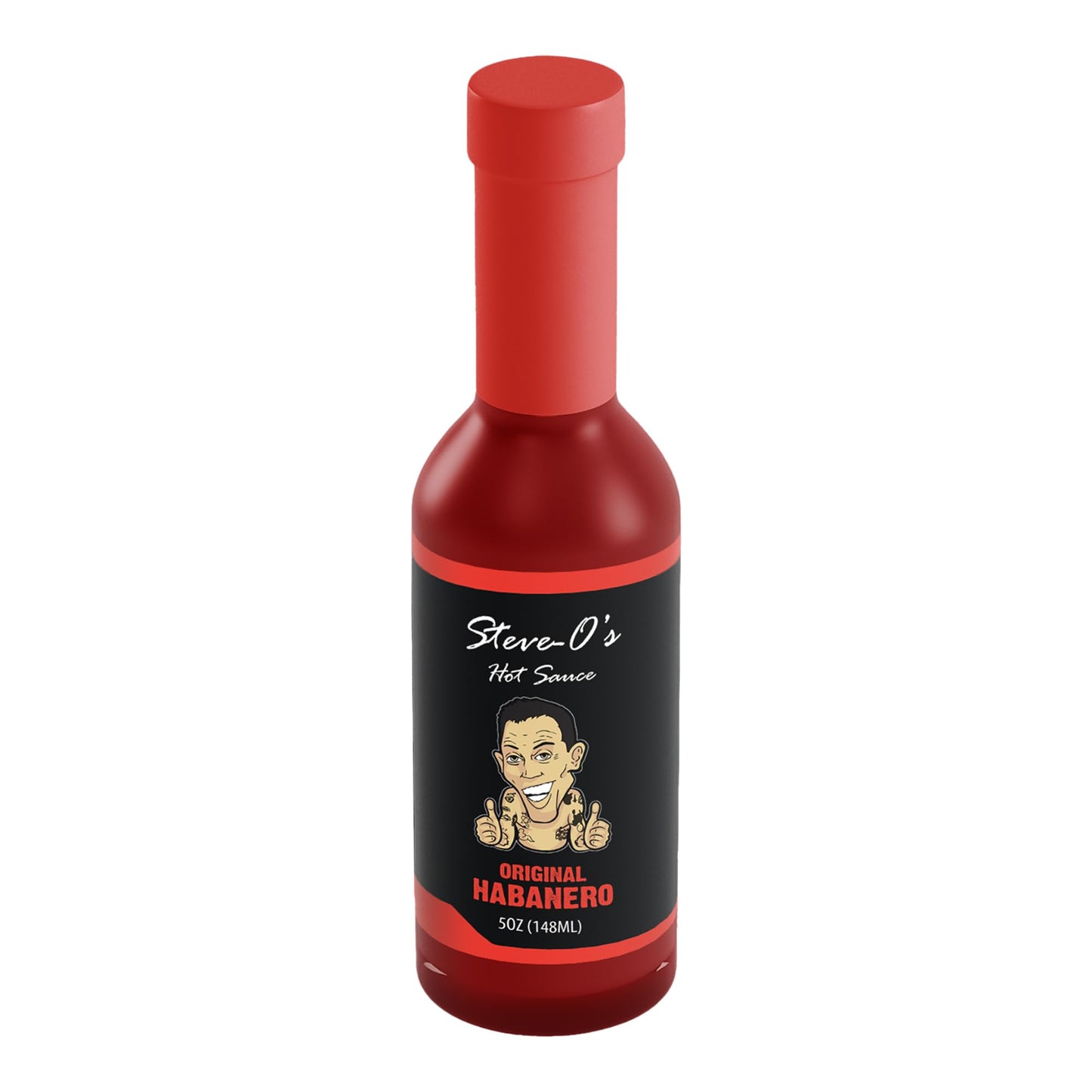 Steve-O's Hot Sauce - Habanero Hot Sauce | Garlic Habanero Hot Sauce for Tacos, Burgers, Nachos, Eggs, BBQ (148 ml)