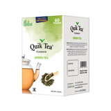 QuikTea Tea Bags- Pure and simple premium Assam Green Tea - 60 Count - All Natural, Naturally Rich in Antioxidants, Preservative Free, Kosher