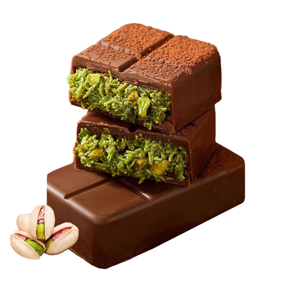 Nutty Fruity Dubai Chocolate Bar Kit,Sandwich Filling Mildly Bitter But Not Greasy,Dubai Chocolate Bar,Movie Theater Candy