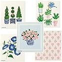 Linhome Garden Collection Swedish Dishcloth, Reusable Paper Towel, Super Absorbent Cellulose Sponge, Kitchen Cleaning Cloth, Washable & Compostable