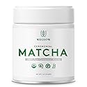 WEGLOW Matcha Power Organic Ceremonial Grade Matcha Powder -First Harvest Ceremonial Grade Matcha Green Tea Powder?KOSHER & SGS Certified(30g/1.06oz)