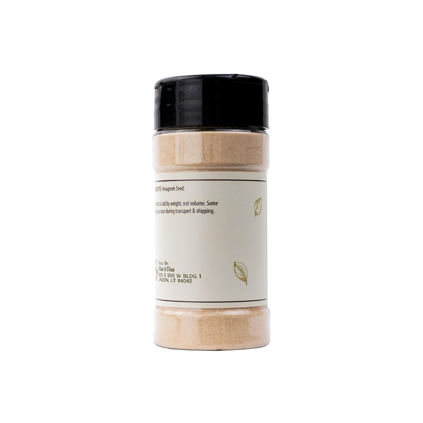 Olive & Vine Fenugreek Seed Powder, Earthy & Nutty Flavor, Use in Curries, Stews, and Spice Blends, with Rich Tradition, Authentic Taste, for Global