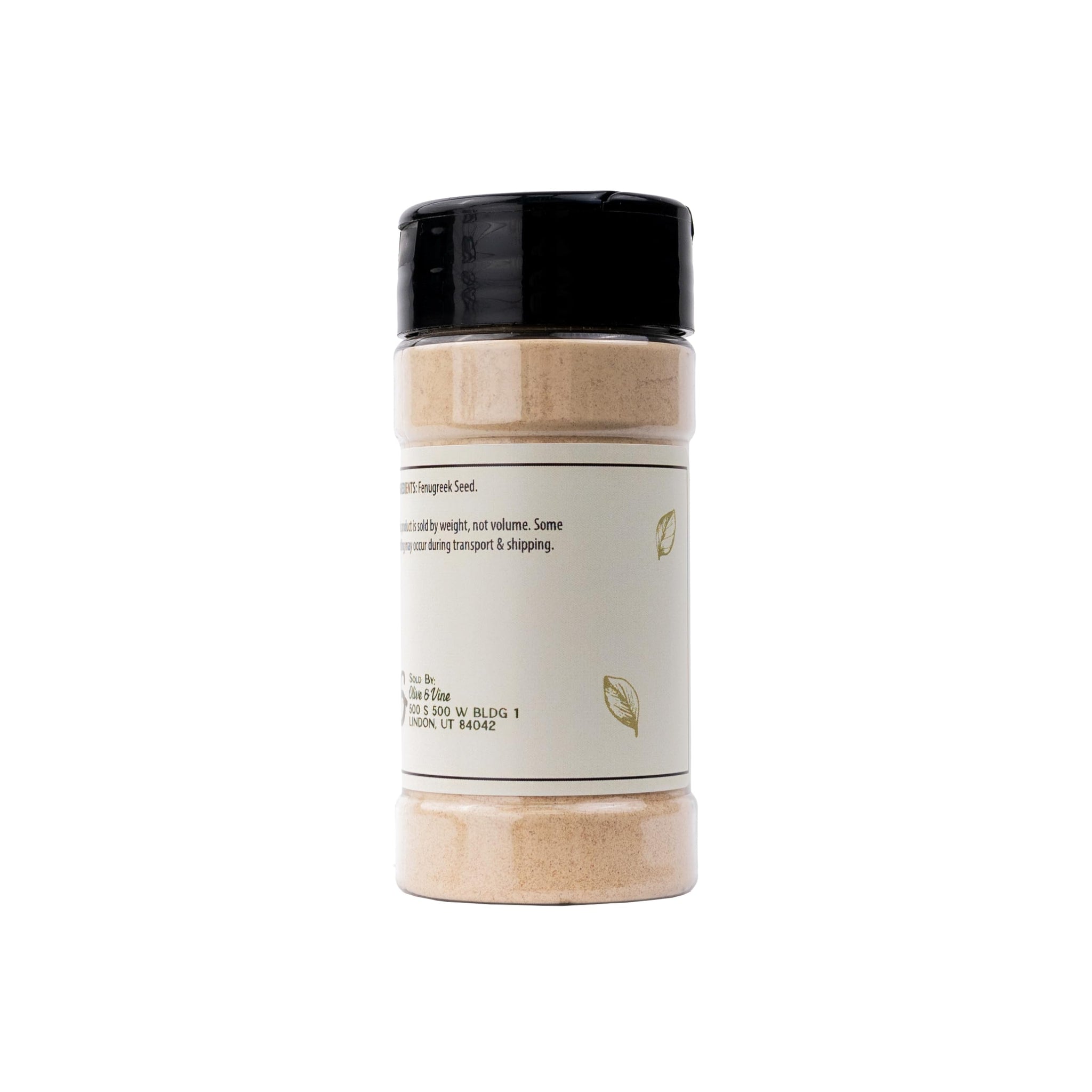 Olive & Vine Fenugreek Seed Powder, Earthy & Nutty Flavor, Use in Curries, Stews, and Spice Blends, with Rich Tradition, Authentic Taste, for Global