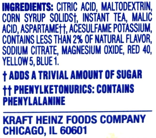 Crystal Light Raspberry Iced Tea Drink Mix, 12-Quart 1.6-Ounce Canister (Pack Of 5)