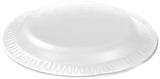 DART 6PWC 6" Foam Plate, Concorde Non-Laminated Foam Dinnerware, White