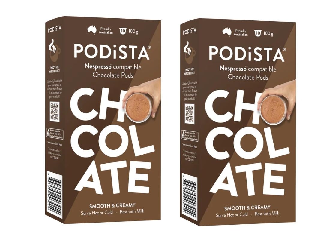 Nespresso Original Line Compatible Capsules Hot Chocolate Hot Cocoa Pods - Smooth & Creamy - 20 Pod Package