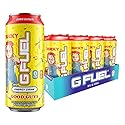 G Fuel Energy Drink, Blood Orange, Sugar Free Beverage with 140mg Caffeine, Daily Energy Boost with Focus Amino, Vitamin + Antioxidants, 16 oz Cans