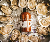 Mississippi Red Pepper Sauce, 12 oz bottle, Hand-crafted well-balanced fermented hot sauce, with Hierloom Pepper Varierties