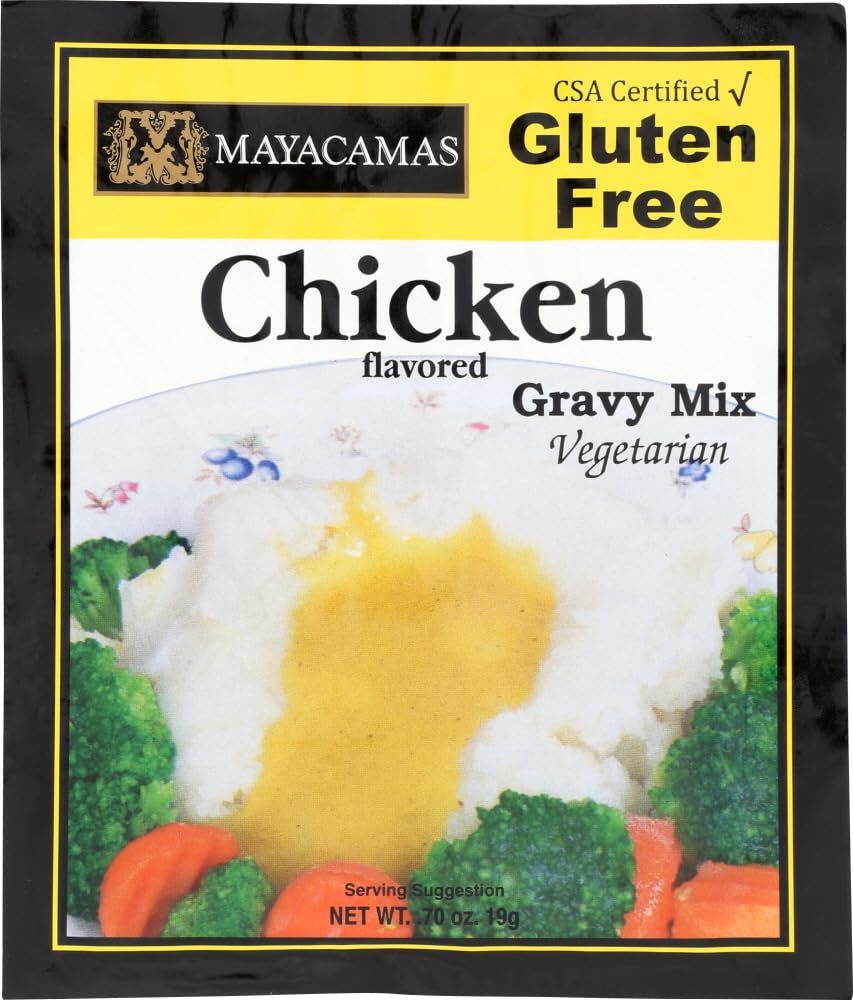 Mayacamas Gluten Free & Vegetarian Chicken Gravy (Pack of 4) .70 oz Packets
