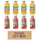 LUV BOX- variety Everfresh Juice 16 oz. pack of 8, Everfresh Mango Carrot, Everfresh Kiwi Strawberry. by evaxo